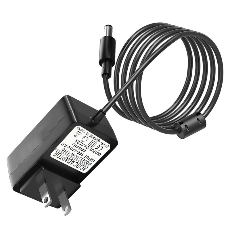 IJP 10FT Long Power Supply Adapter Cord for Yamaha PSR, YPG, YPT, DGX, DD, EZ and P Digital Piano and Portable Keyboard Charger, 12V 2A AC Adapter Replacement Yamaha Keyboard PA-130 PA-PA150 Power Cable - Image 1